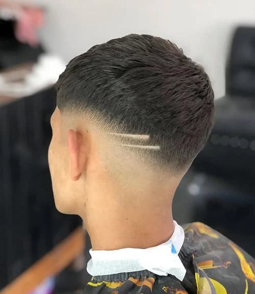 Detalle de corte de pelo.